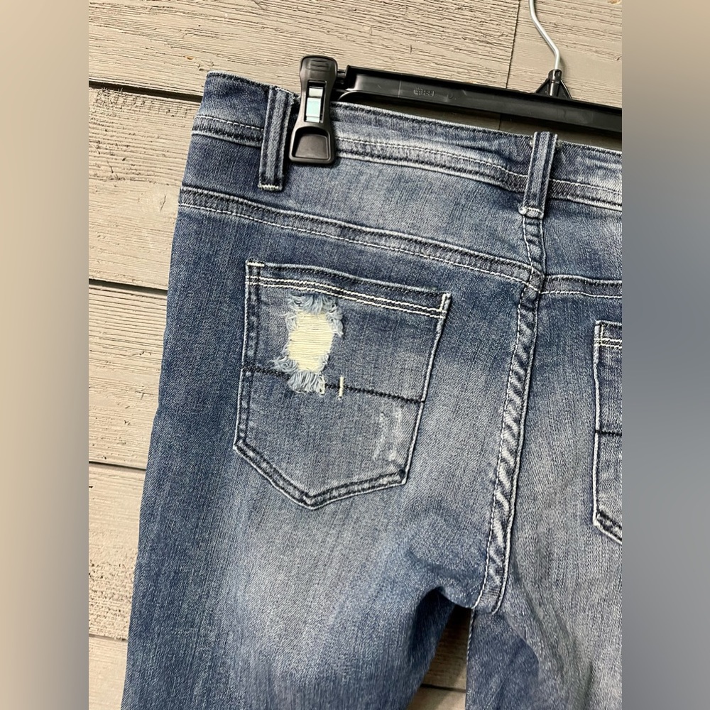 NWT Machine Distressed Denim Jeans from Modern Vintage Boutique Sz 9 - Picture 8 of 12